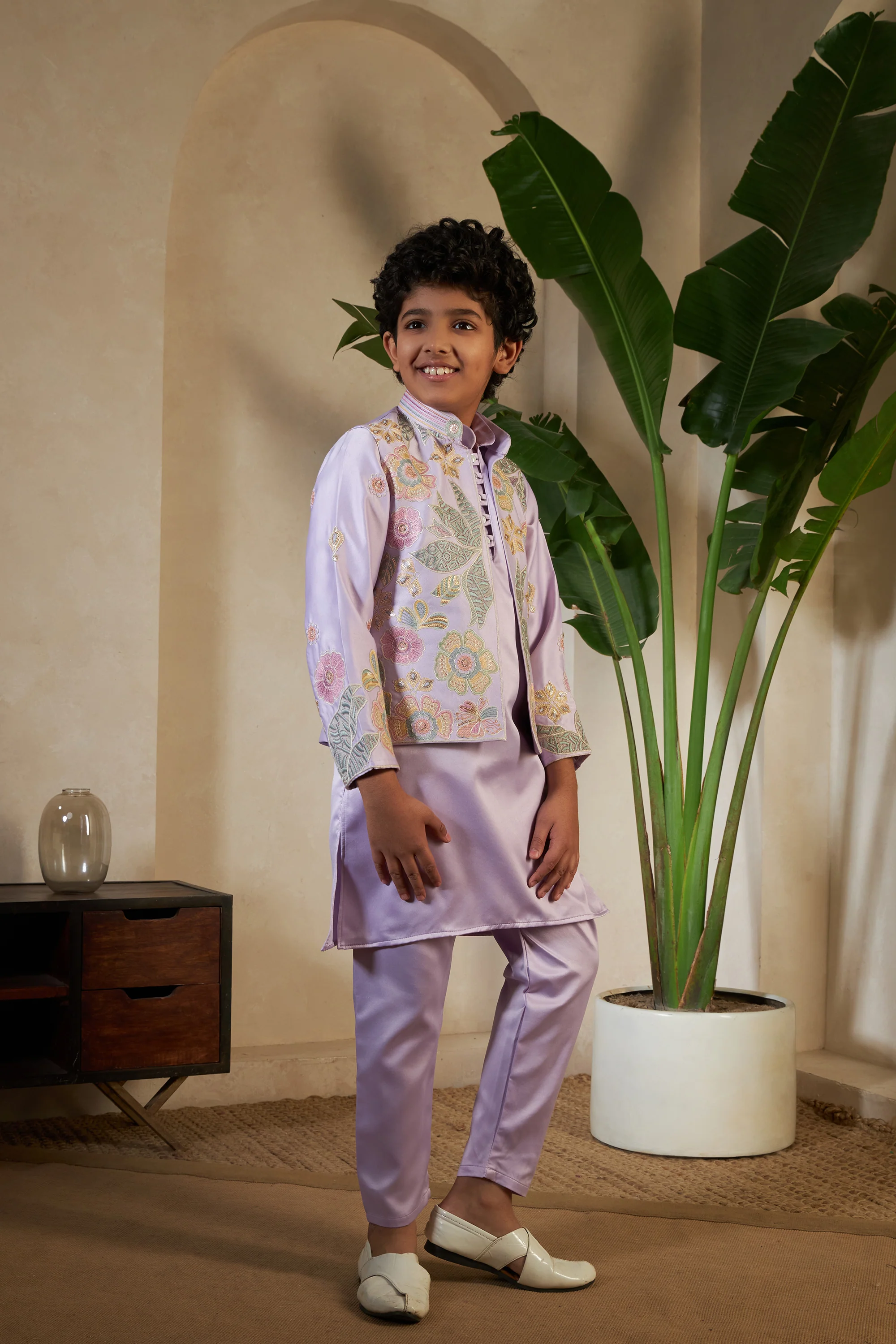 Baby Pink Embroidered Carnival Set for Boys - Image 6