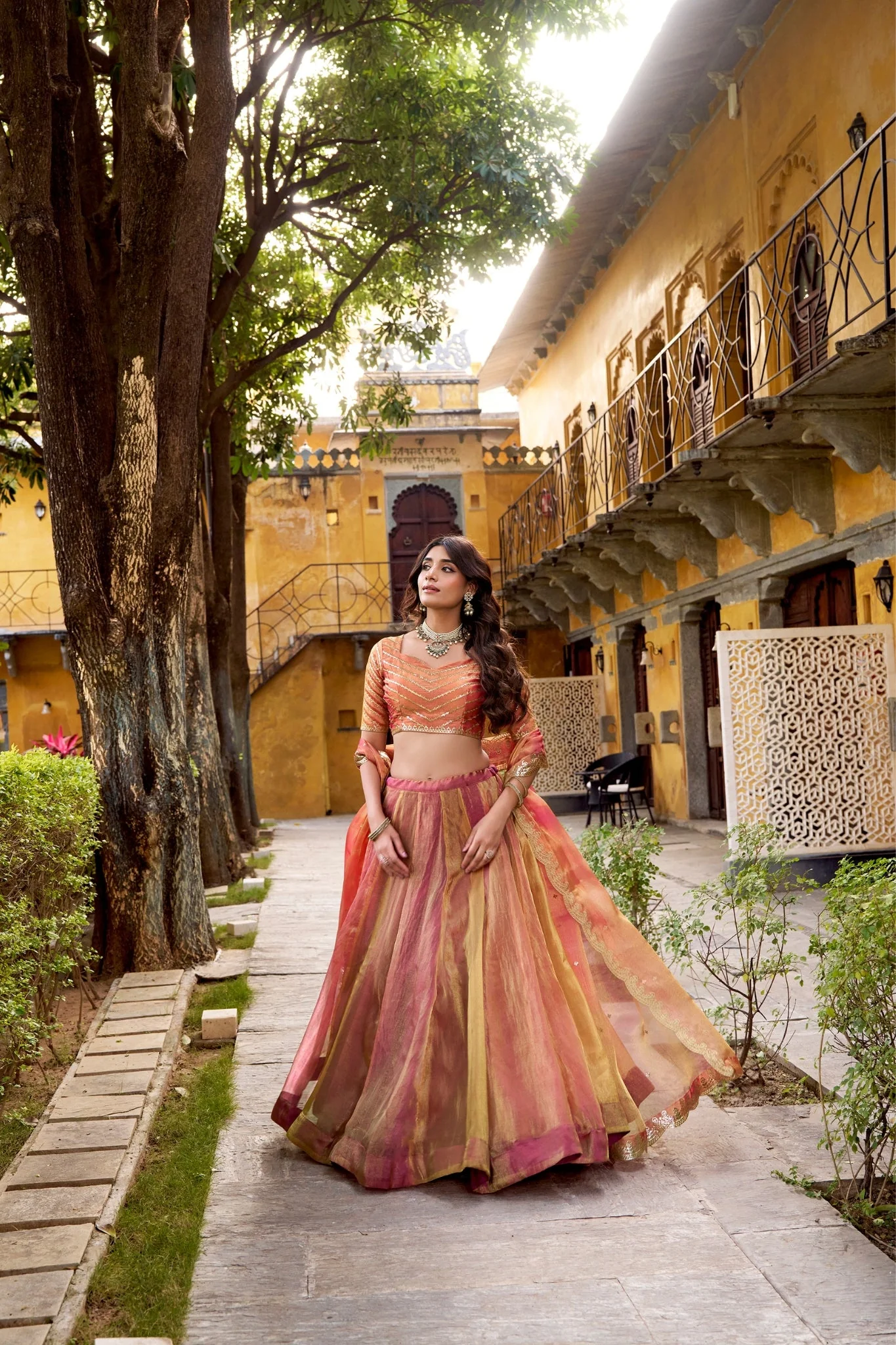 Carika Silk Designer Lehenga Choli Set With Embroidered Dupatta For Women - Image 3