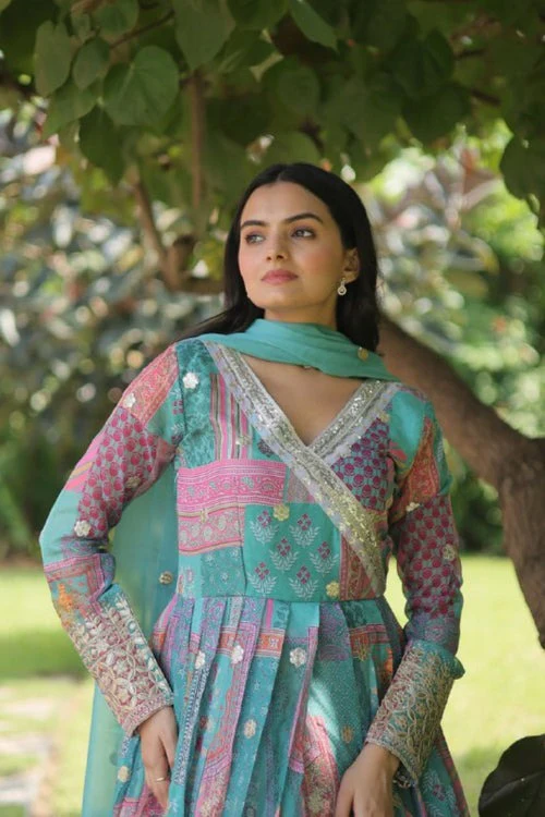 Elegant beauty perfect designer readymade gown with dupatta collections - Image 13