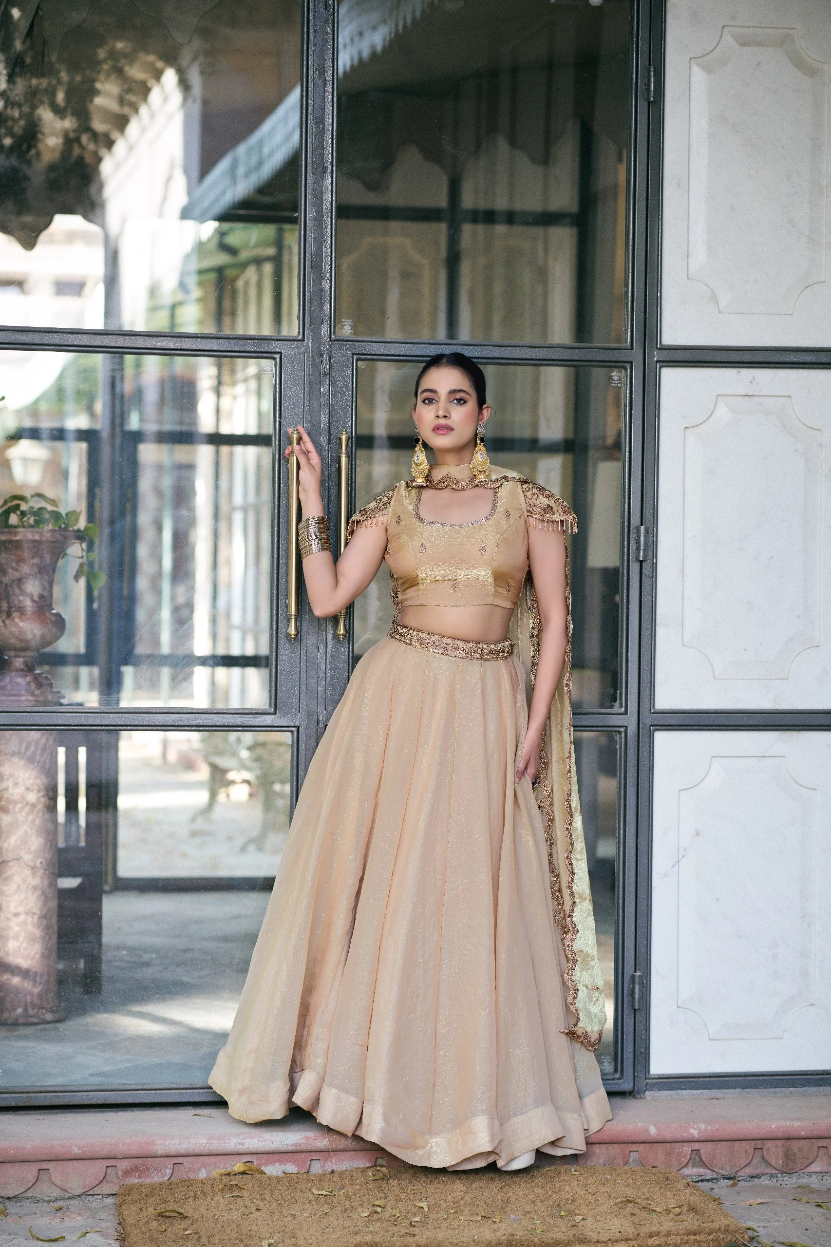 Festive Wear Fendi Thread Embroidered Lehenga Set for Women - Image 10