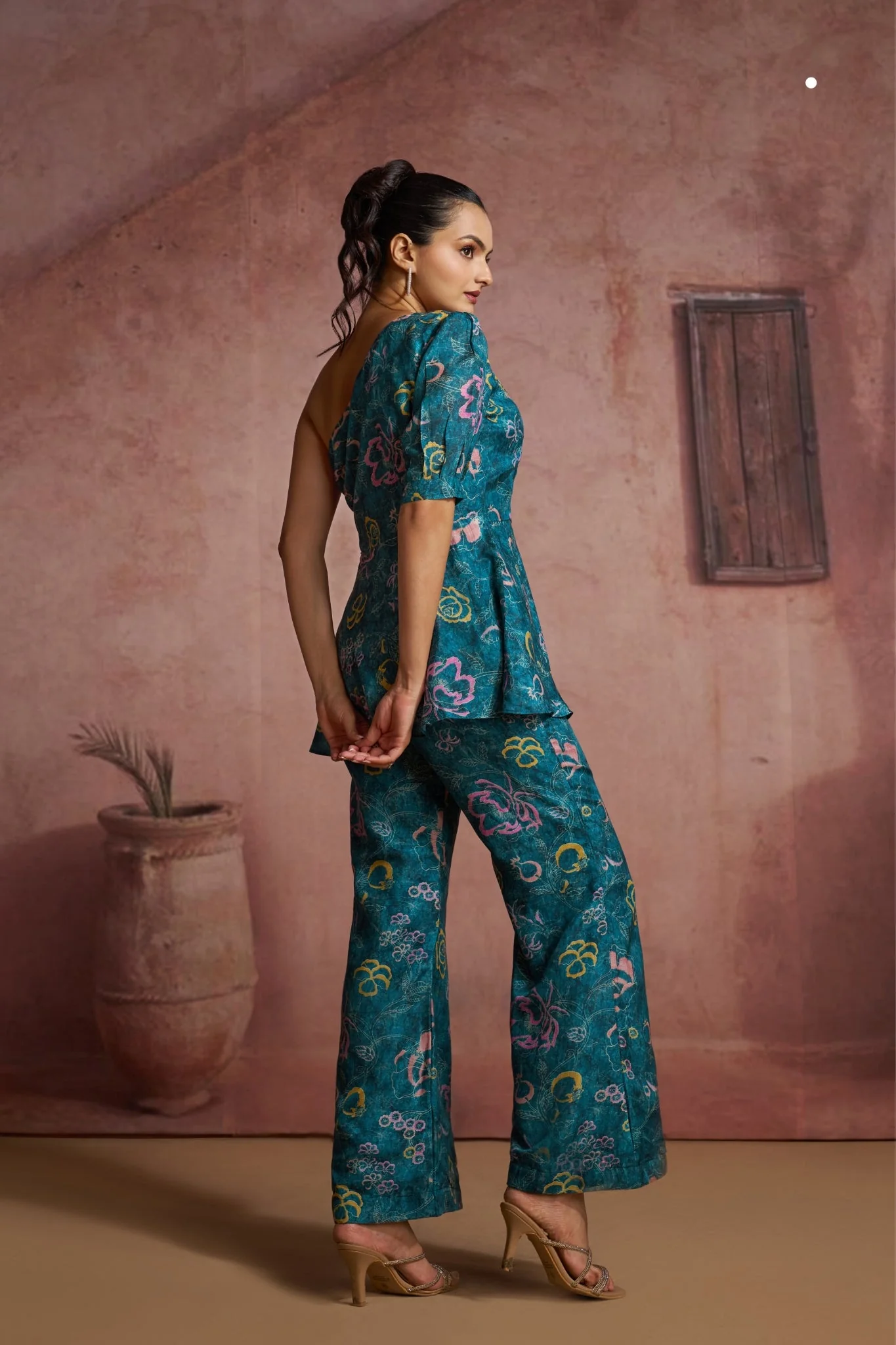 Premium Luxury Designer Blue Co Ord Set For Women - Image 4