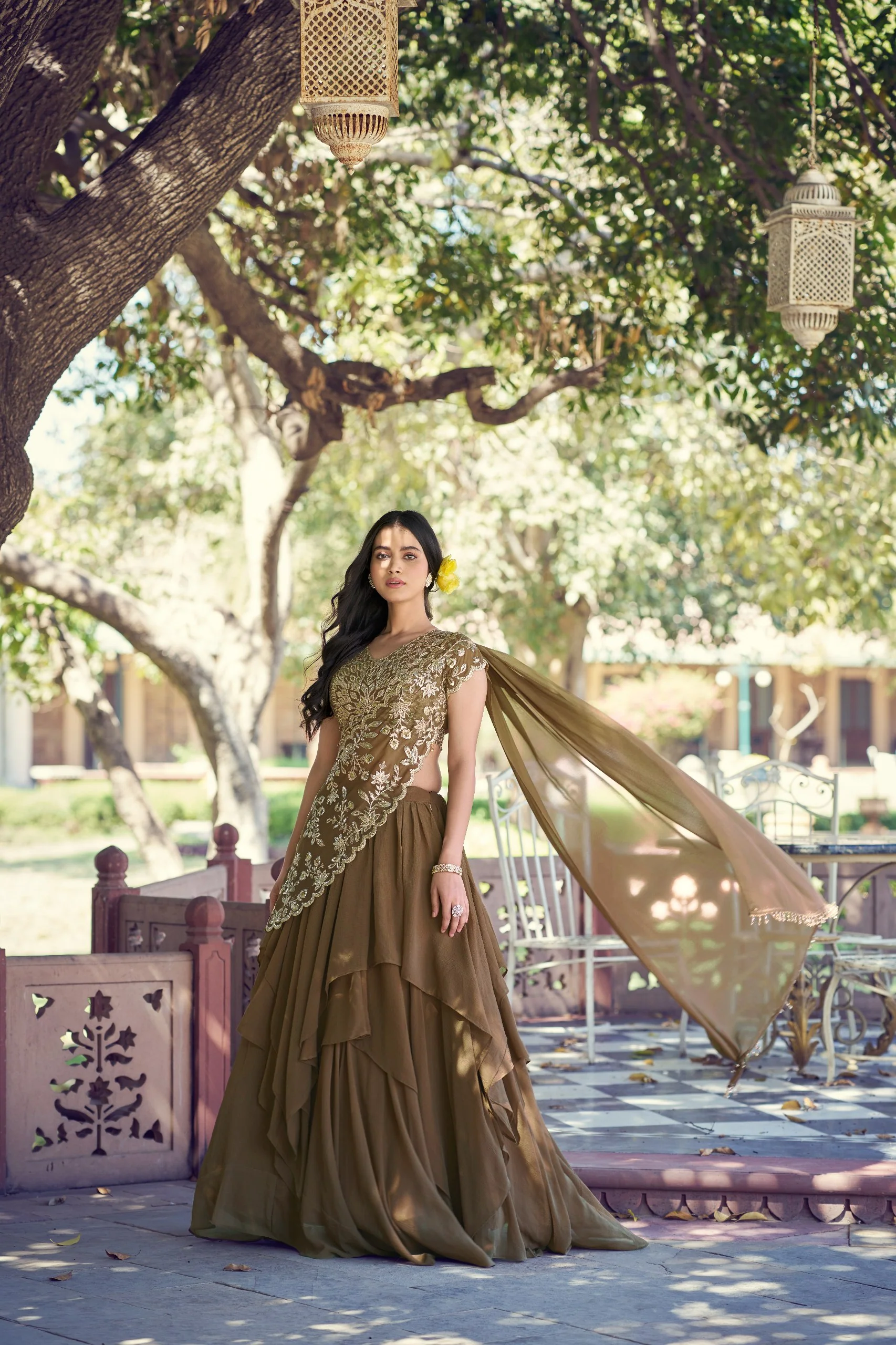 Wedding Special Marble Embroidered Lehenga Choli Collection - Image 4